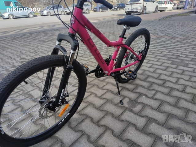 CROSS Алуминиев велосипед 24" SPEEDSTER girl 2db розов, снимка 8 - Велосипеди - 53561390