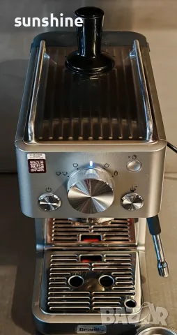 Breville Slimline VCF185 * ВИДЕО * 15 bar, Еспресо Кафе Машина. Оригинални портафилтър и тампер, снимка 4 - Кафемашини - 56016262