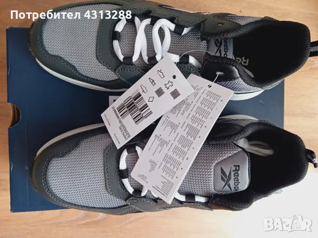  Reebok ест.кожа и текстил маратонки, снимка 3 - Детски маратонки - 49710917
