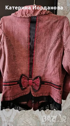 Бутиково дънково сако, снимка 2 - Сака - 56207627