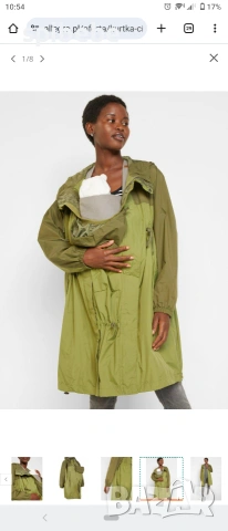 водонепромокаемо яке за бременни и бебеносене размер S 36 ново