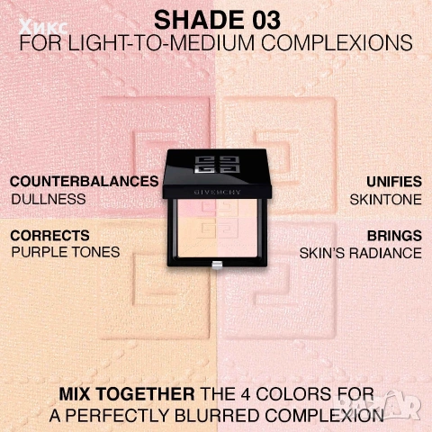 Givenchy Prisme Libre пресована пудра, снимка 2 - Декоративна козметика - 53699654