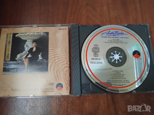 Anita Baker – Giving You The Best That I Got - оригинален диск музика, снимка 2 - CD дискове - 53514206