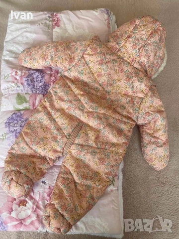 Сет 3ЧАСТИ - Космонавт 0-3м. George+ Одеало с цип+ зимна шапка