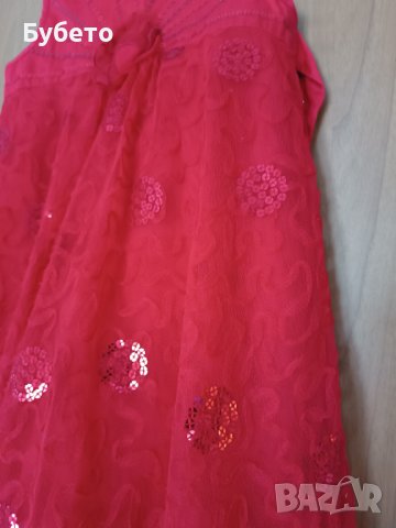 Рокля с пайети, снимка 3 - Детски рокли и поли - 41692789