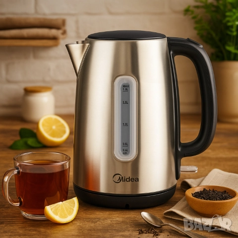 Електрическа кана Midea MK-17S30D2, снимка 7 - Друга електроника - 51857988