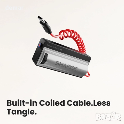 Външна батерия Sharge Grip с безжично управление на камерата, 5000 mAh, снимка 4 - Външни батерии - 52275115