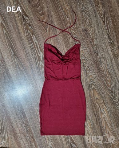 Червена рокля с гол гръб М-6 evro ПРОМОЦИЯ, снимка 2 - Рокли - 41552705