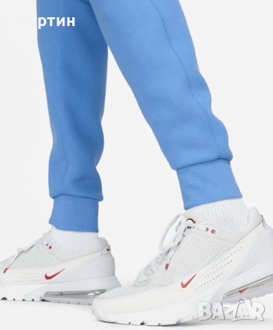 Мъжко долнище Nike Tech Fleece Polar Blue - размер S, снимка 6 - Спортни дрехи, екипи - 44200424