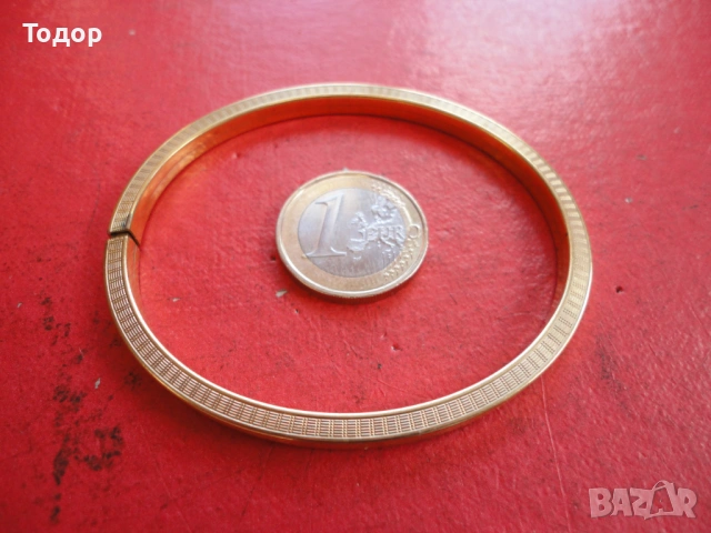 Страхотна позлатена твърда гривна Amerikaner SP 2