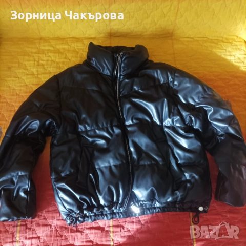 Дамско зимно кожено яке , снимка 2 - Якета - 52488218