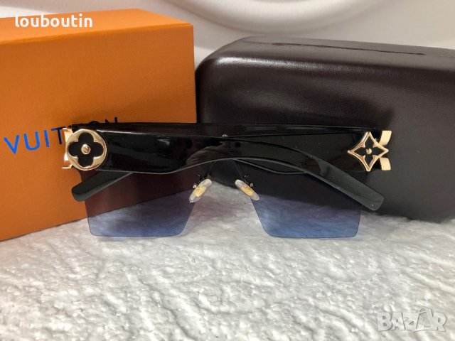 -22 % разпродажба Louis Vuitton 2023 висок клас дамски слънчеви очила маска Мъжки Унисекс, снимка 10 - Слънчеви и диоптрични очила - 39012866