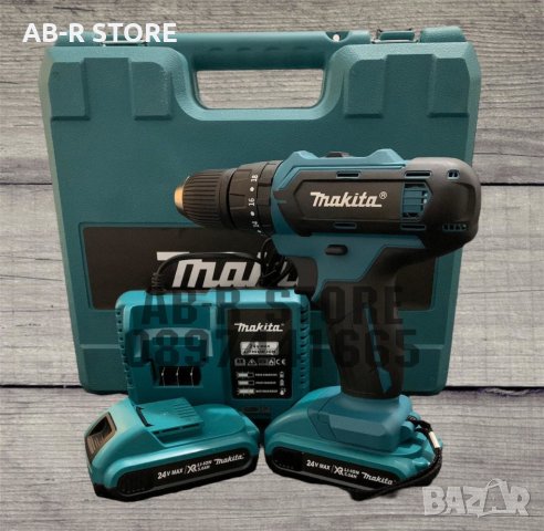 Акумулаторен Ударен Винтоверт МАКИТА / MAKITA550DWE 24V 5Ah 2 Батерии, снимка 1 - Винтоверти - 41170053