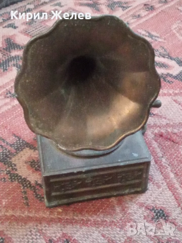 Музикален сувенир грамофон 54271, снимка 5 - Декорация за дома - 53600940