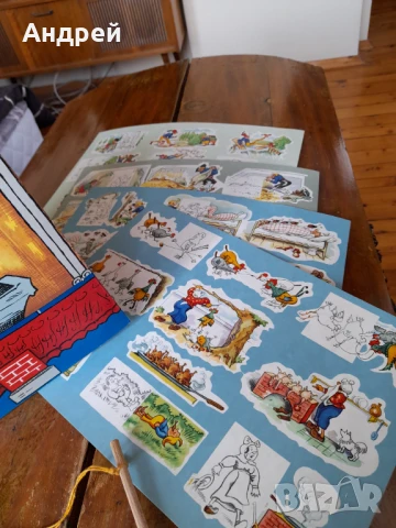 Стара Детска игра лото Max + Moritz, снимка 3 - Други ценни предмети - 51171987