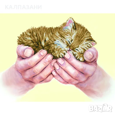 Diamond Dotz Диамантен гоблен Precious Kitten 4888 диаманта DD7011, снимка 1 - Игри и пъзели - 48992979