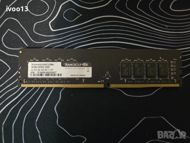 Ram памет 16gb DDR4 TEAMGROUP 3200