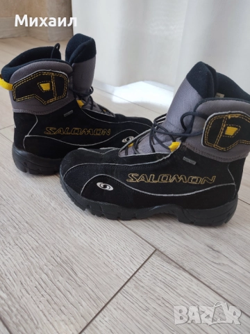 Високи детски обувки Salamon.Номер-34.Goretex не пропускат вода, снимка 7 - Детски боти и ботуши - 52348520