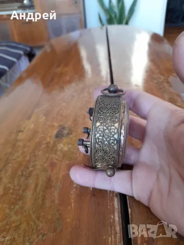 Стар часовник,будилник Blessing, снимка 4 - Антикварни и старинни предмети - 48756969