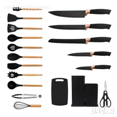 Кухненски комплект от 19 части Cheffinger KSUT01, снимка 3 - Прибори за хранене, готвене и сервиране - 53208398