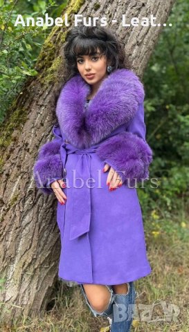 Дамски палта от кашмир и естествен косъм, снимка 11 - Палта, манта - 41925213