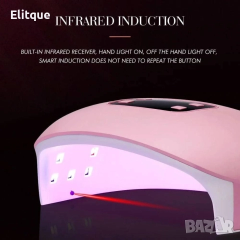 Професионална UV/LED лампа за маникюр и педикюр MiNi 4s, снимка 5 - Продукти за маникюр - 52606567