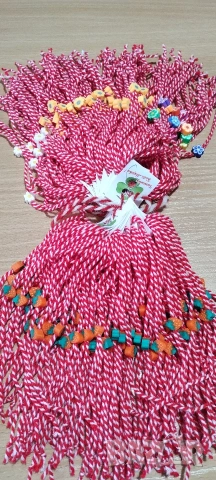 Десятки с мъниста фимо 0,45€ за снопче от 10 бр, снимка 8 - Други - 53341133