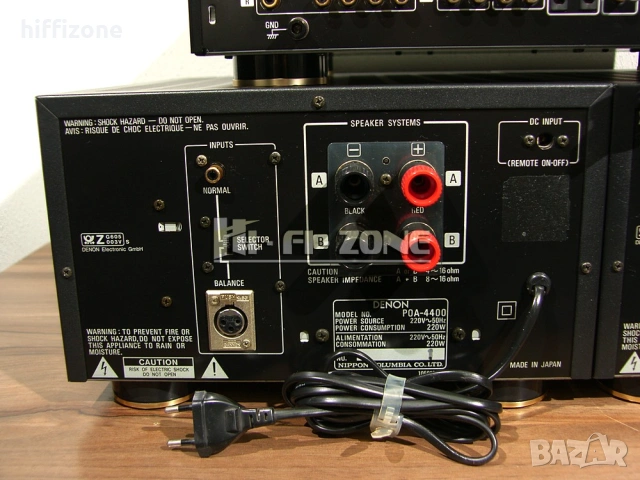  Комплект Denon dap-2500a / poa-4400 , снимка 15 - Ресийвъри, усилватели, смесителни пултове - 53045070