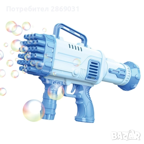 Машина за сапунени мехурчета – Базука (Bubble Gun Bazooka), снимка 3 - Други - 52714390