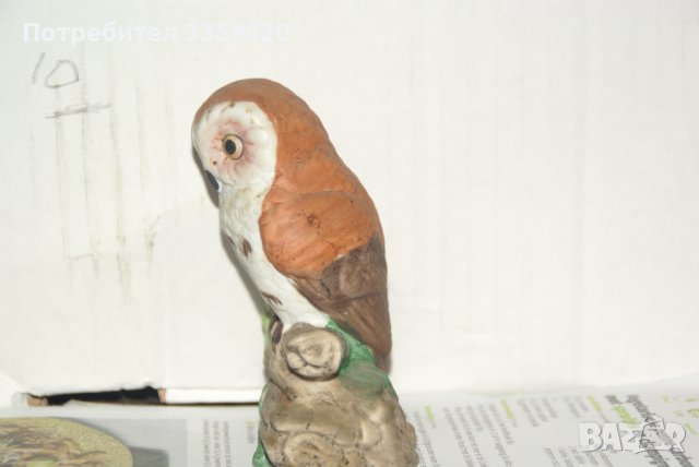 продавам керамична фигура бухал, снимка 2 - Антикварни и старинни предмети - 40648685