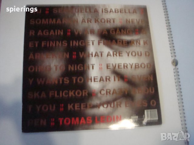  double LP -Tomas Ledin 1990, снимка 2 - Грамофонни плочи - 41696061