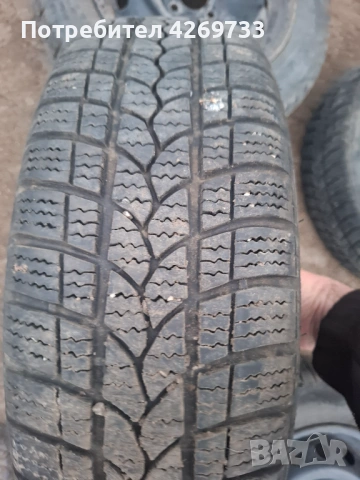 Джанти 14' с гуми за Рено Клио 2001, снимка 3 - Гуми и джанти - 53716287