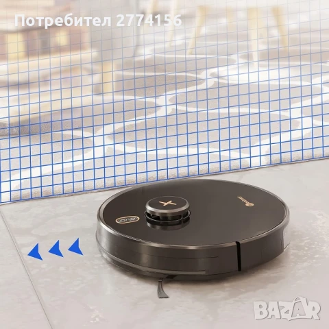 Робот прахосмукачка с моп Neatsvor X600 Pro – LDS лазерно сканиране, 6000Pa, 5200mAh, снимка 4 - Прахосмукачки - 51400605