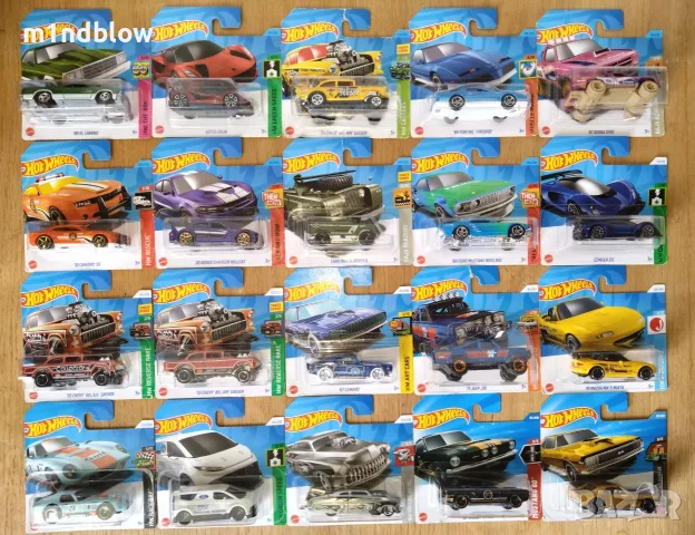 Метални колички Hot Wheels и Matchbox