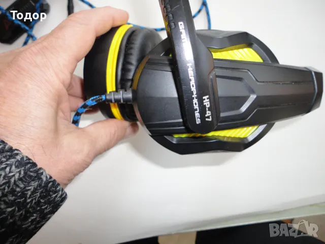 Слушалки с микрофон Steel Play HP 47, снимка 5 - Слушалки и портативни колонки - 49147919