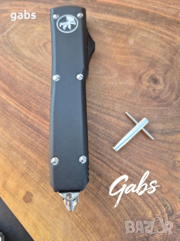 Автоматичен нож MICROTECH Ultratech ,два модела,светло острие, снимка 16 - Ножове - 53806663