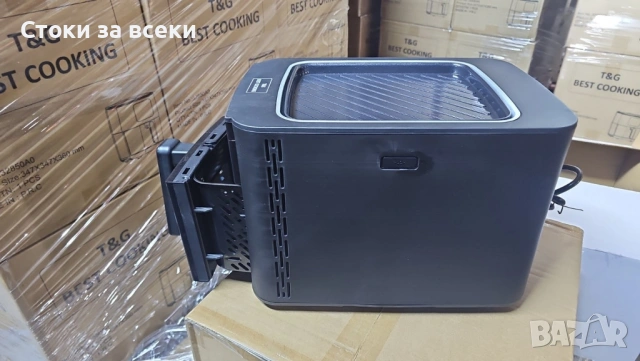 Air Fryer 32852A Две в 1/ 4.3L + top grill - 1500W (NEW)., снимка 18 - Фритюрници - 53225989