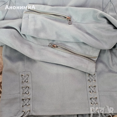 Велурено преходно яке Coolcat, снимка 5 - Якета - 52339639