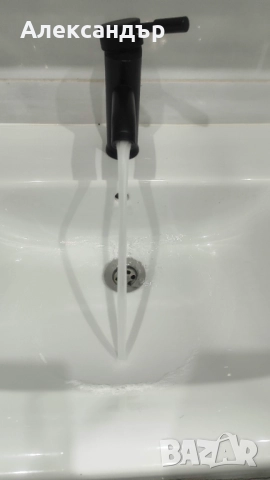 Черен смесител за баня, снимка 6 - Смесители - 52030373