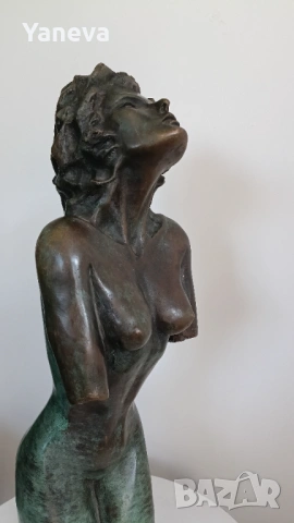 " Целувката " , бронзова, авторска скулптура. , снимка 7 - Статуетки - 53670605