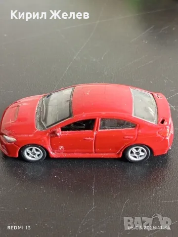 Метална количка SUBARU WRZ много красива за КОЛЕКЦИОНЕРИ 43109, снимка 2 - Колекции - 49369834