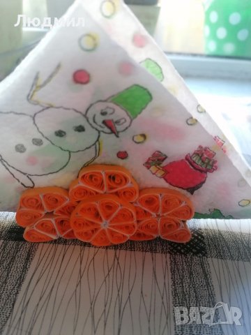 Квилинг салфетници, снимка 7 - Декорация за дома - 39954074