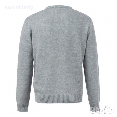 Мъжки Коледен пуловер Рудолф, снимка 2 - Пуловери - 36371589