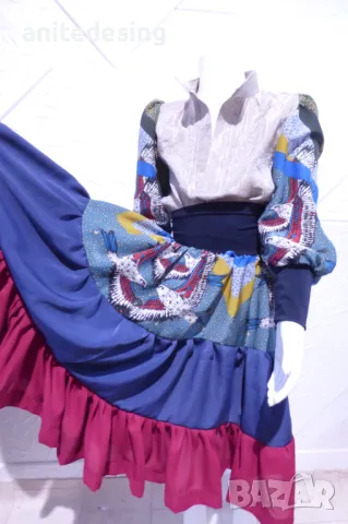 Детски костюм за ромски танци, снимка 5 - Детски рокли и поли - 49060826