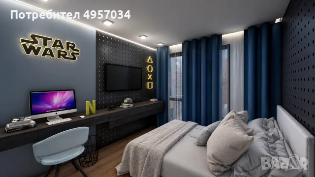 Тристаен апартамент, снимка 14 - Апартаменти - 56384242