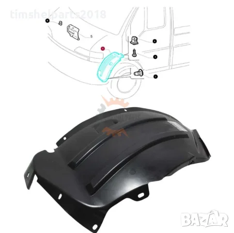 Преден подкалник за FIAT Ducato-PEUGEOT Boxer- CITROEN Jumper- от 2002 до 2006 - Шофьорска страна