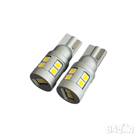 LED крушки T10 12 SMD 12V 2 броя
