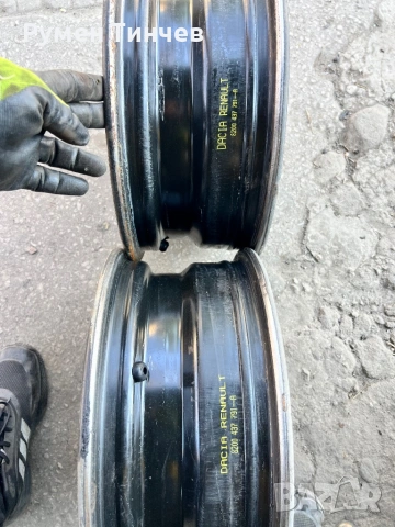 2бр метални джанти за Рено и Дачия 15 ки, снимка 4 - Гуми и джанти - 53741850