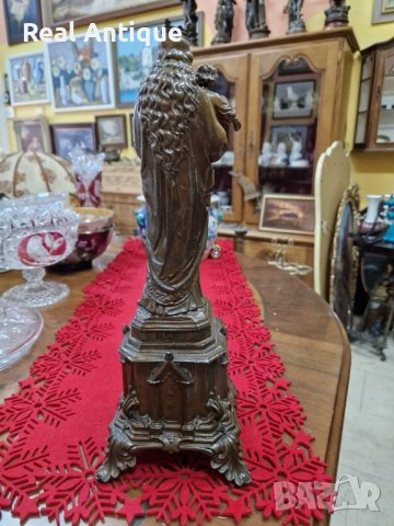 Чудесна много красива антикварна френска фигура статуетка пластика , снимка 3 - Антикварни и старинни предмети - 42245496