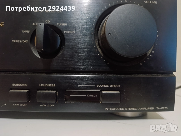 SONY TA -F270, снимка 4 - Ресийвъри, усилватели, смесителни пултове - 52619407